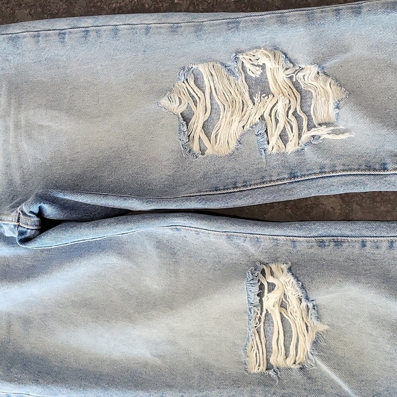 NWT Lovers + Friends Reece High Waist  Straight Leg Jeans Rigid Slim Women's 26 - Picture 9 of 10